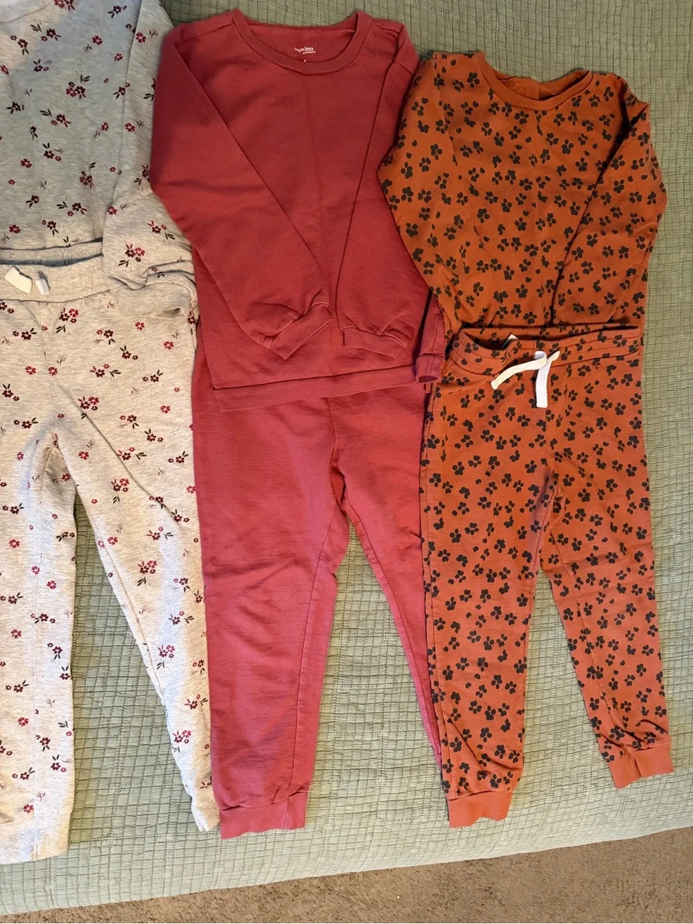 Girls matching sweater and jogger set Size 5 Bundle